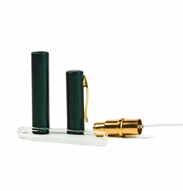 5ml Attractive Design Portable Pen Shape Pocket Perfume Atomizer Metal Shell Purse Atomizer Aluminium Spray Bottle