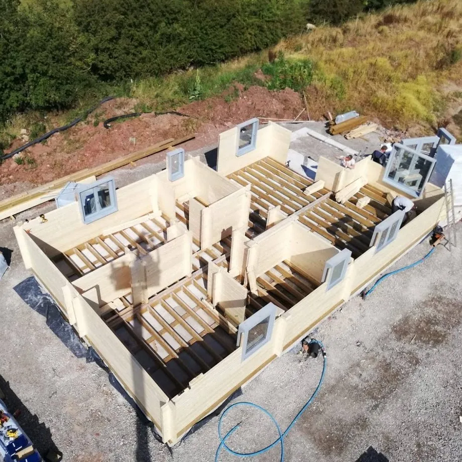 prefabricated house - twin unit 6,1x13m prefab cabin building regulations caravan act