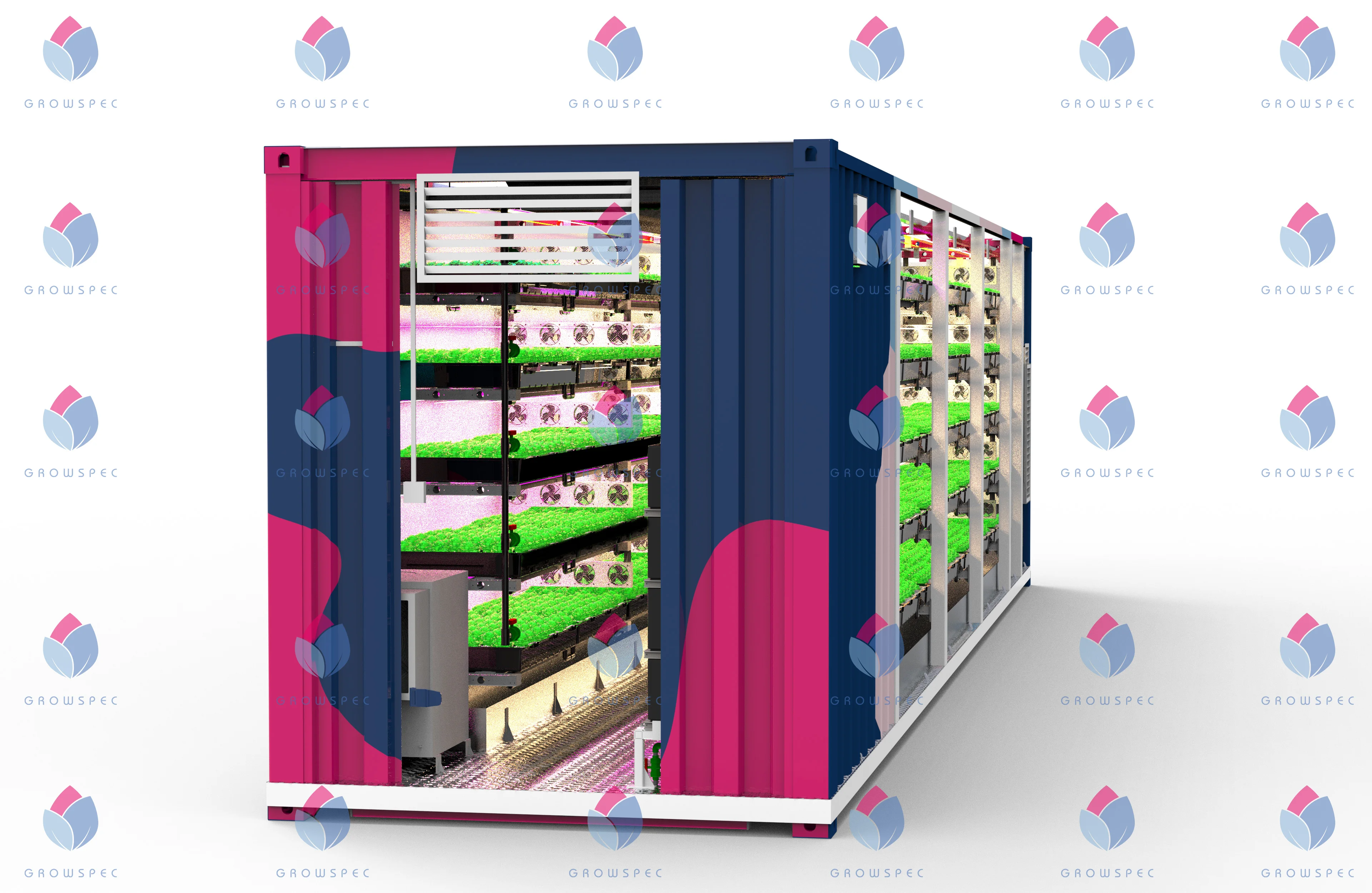 Горячая Распродажа автоматический контейнер для теплиц аэропонная/гидропин/капельная система