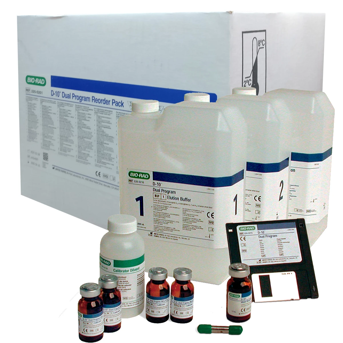 
Bio-rad D 10 HPLC Analyzer adn reagents - Hemoglobin Testing System 