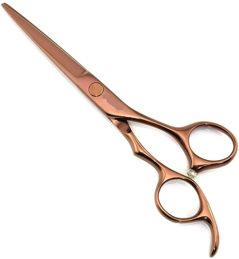 5.5 Inch Barber scissors Hair Cutting Scissors Rose Gold Hairdressing Professional Hair Salon Styling Tools