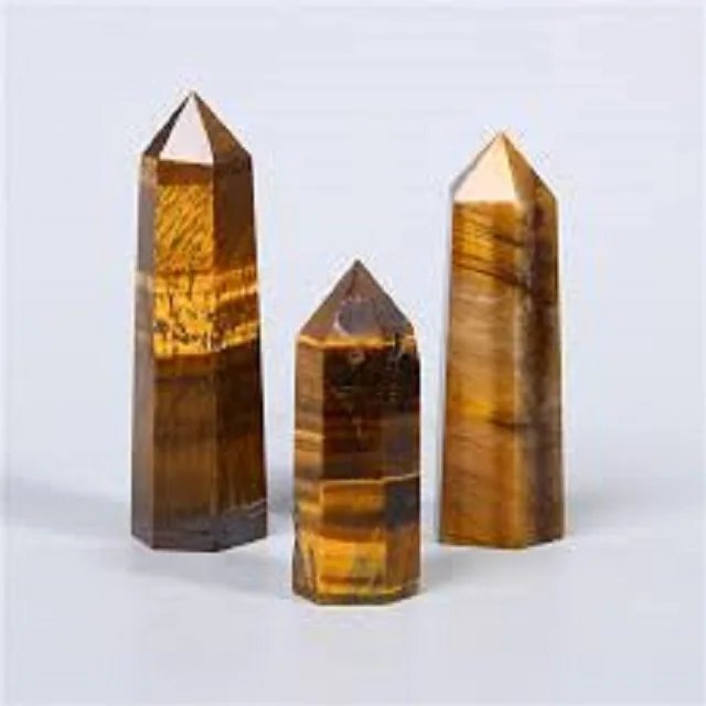 Оптовая продажа натуральный кристалл тигровый глаз обелиск супер качество кварцевые драгоценные камни резное сердце фэн-шуй доступно оптом