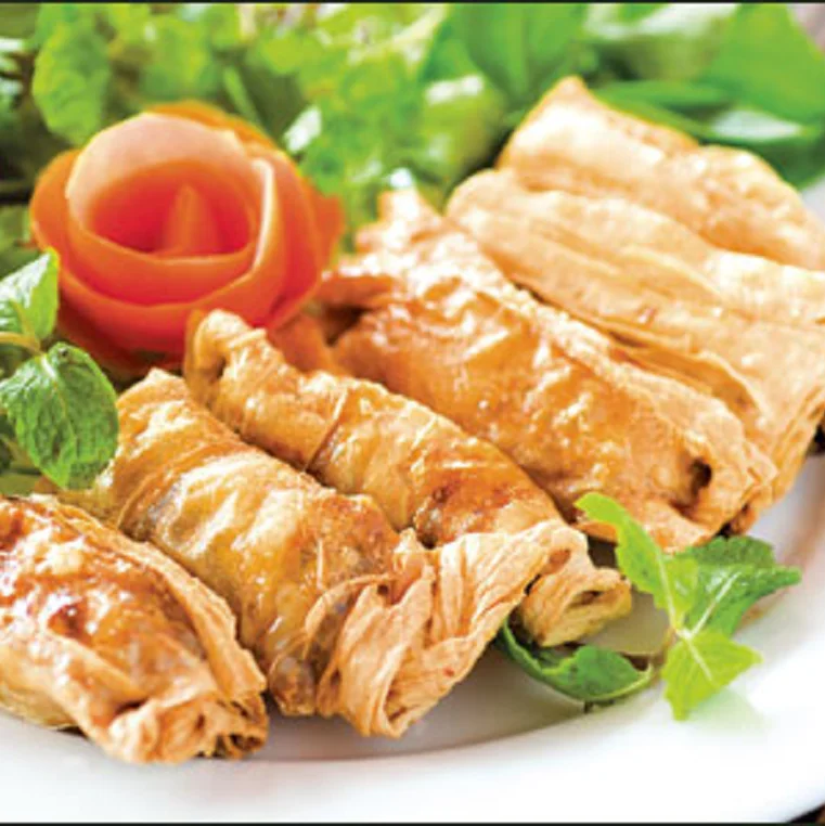 Curd Sheets Tofu Skin Beancurd Sheet Wholesale soybeans oily tofu vegetarian sheet frozen fried tofu skin