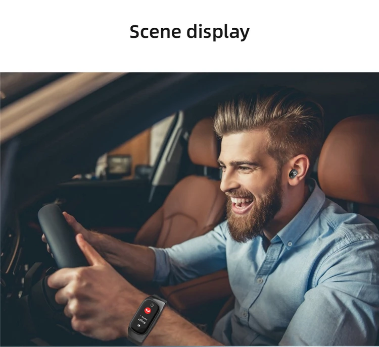 factory price N8 smart bracelet within tws earphone within CE and ROHS certification support muti sports, heat rate monitor