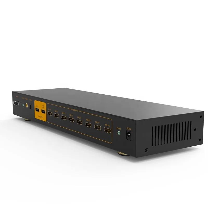  Hdmi переключатель с пультом дистанционного управления 8 в 1/2 коаксиальный/3 5 мм аудио HDMI 1 4