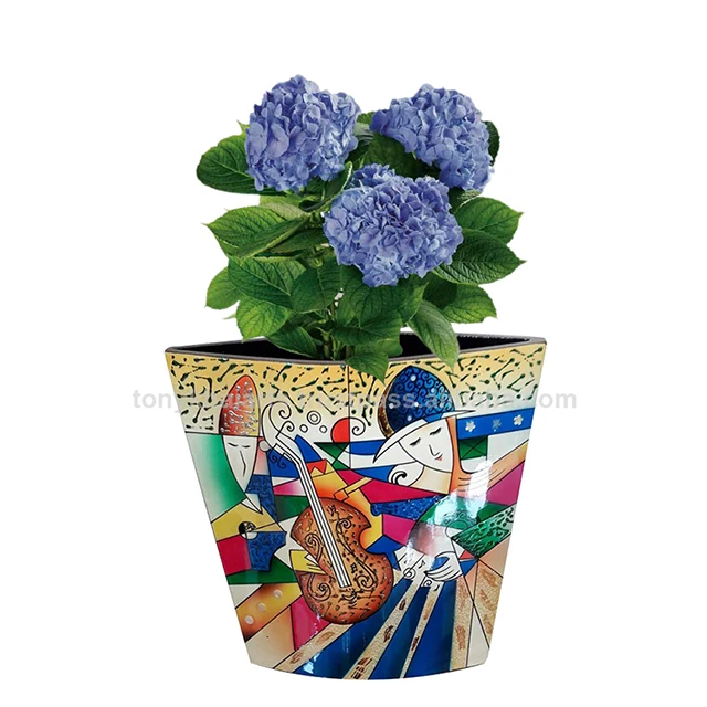 
Hand Painted Vase Wedding Flower Vase Vase Decor Flower Made in Vietnam 