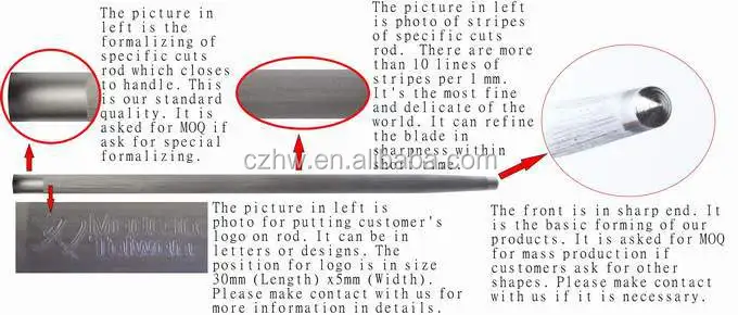 
Honing rod Sharpening steel HRC65 knife sharpener 