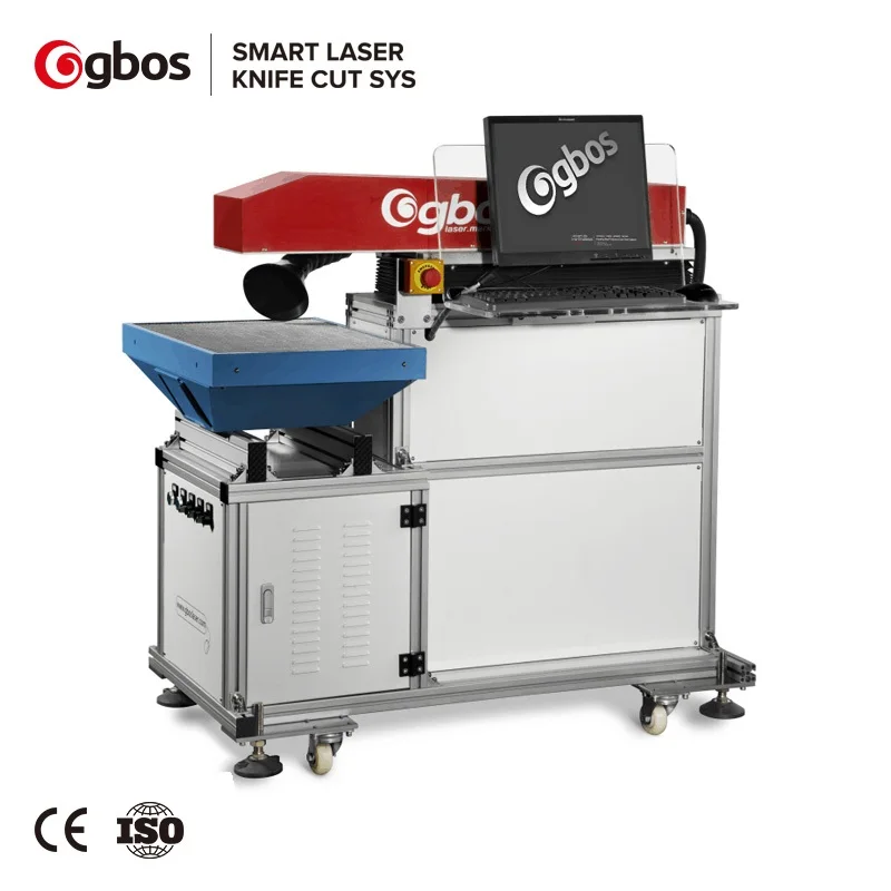 Лазерная гравировальная машина Gbos для резки ткани текстиля CO2 CNC CCD камеры этикеток по дереву