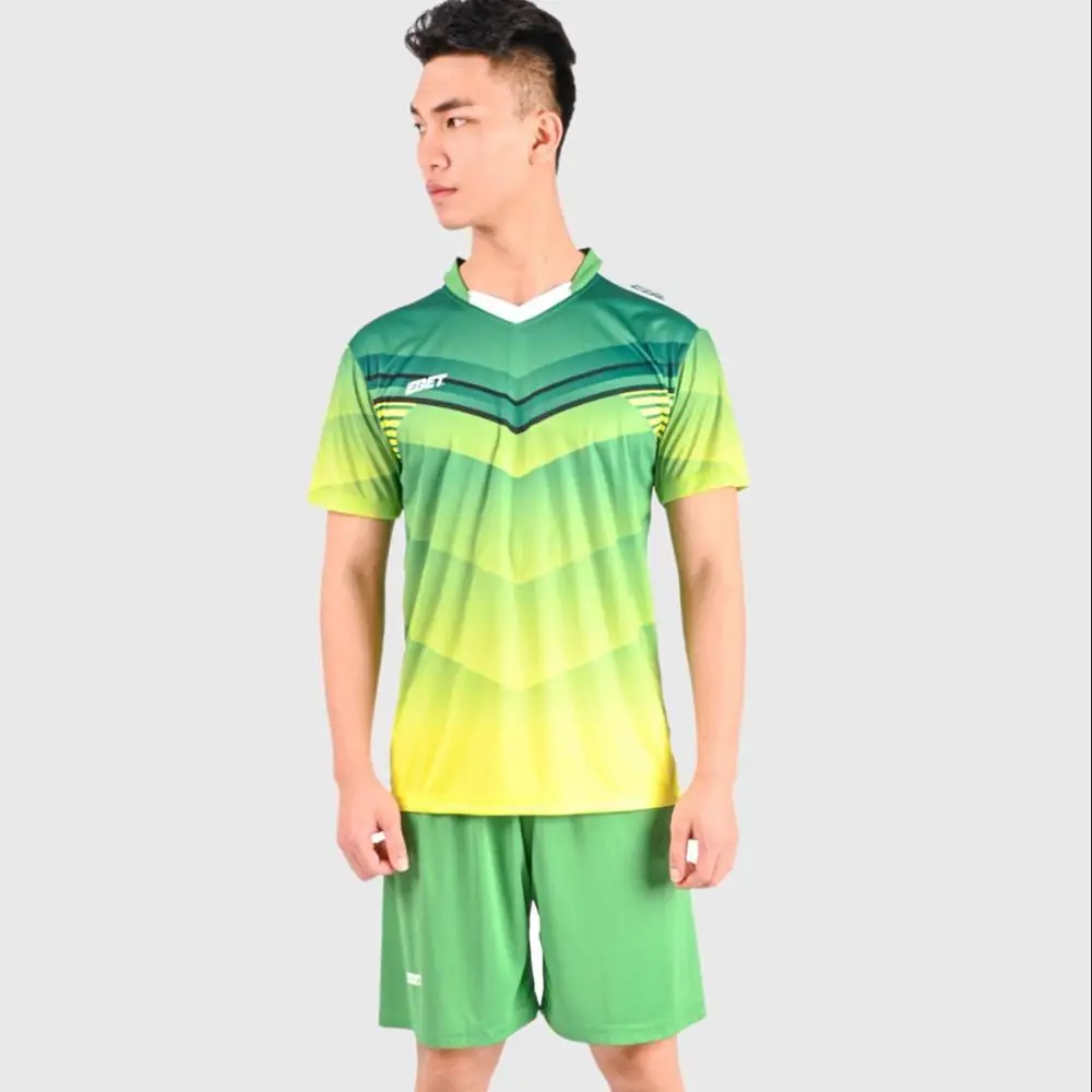 Best quality sublimated soccer jersey, custom soccer uniform from Vietnam manufacturer of football player suit