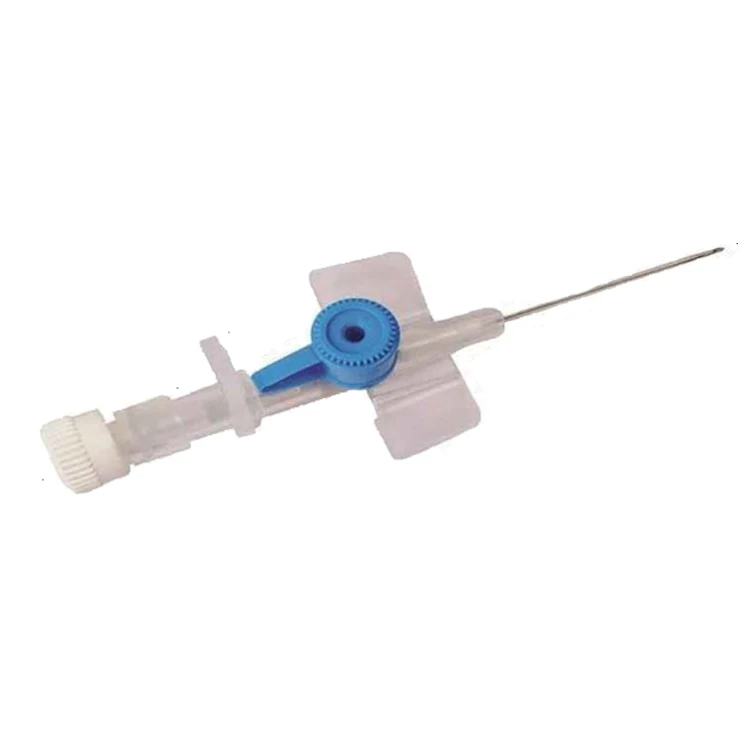 Tapered Tip Flashback Chamber Pal-care IV Cannula/Catheter with Wings & Injection Port at Competitive Price