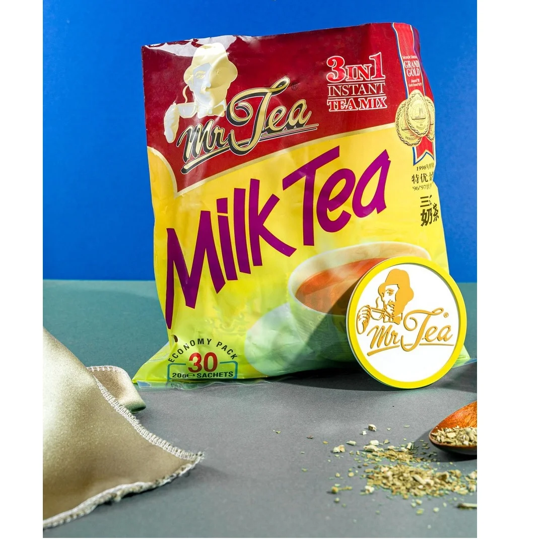 Ready to drink Energize Powder Blended Bag Sachet Bulk Original MR TEA Instant Milk Tea Mix 3 in 1 20g x 30s x 30p