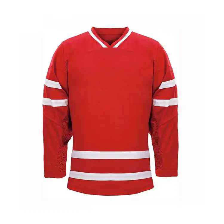 Sports Wear Ice Hockey Jersey 100% Polyester Made Adults Wear