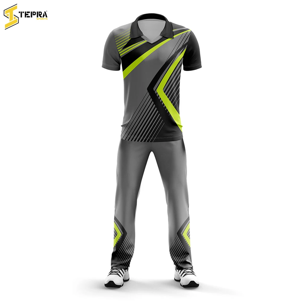 Униформа для крикета с сублимационной печатью новый комплект одежды футболка и брюки униформа