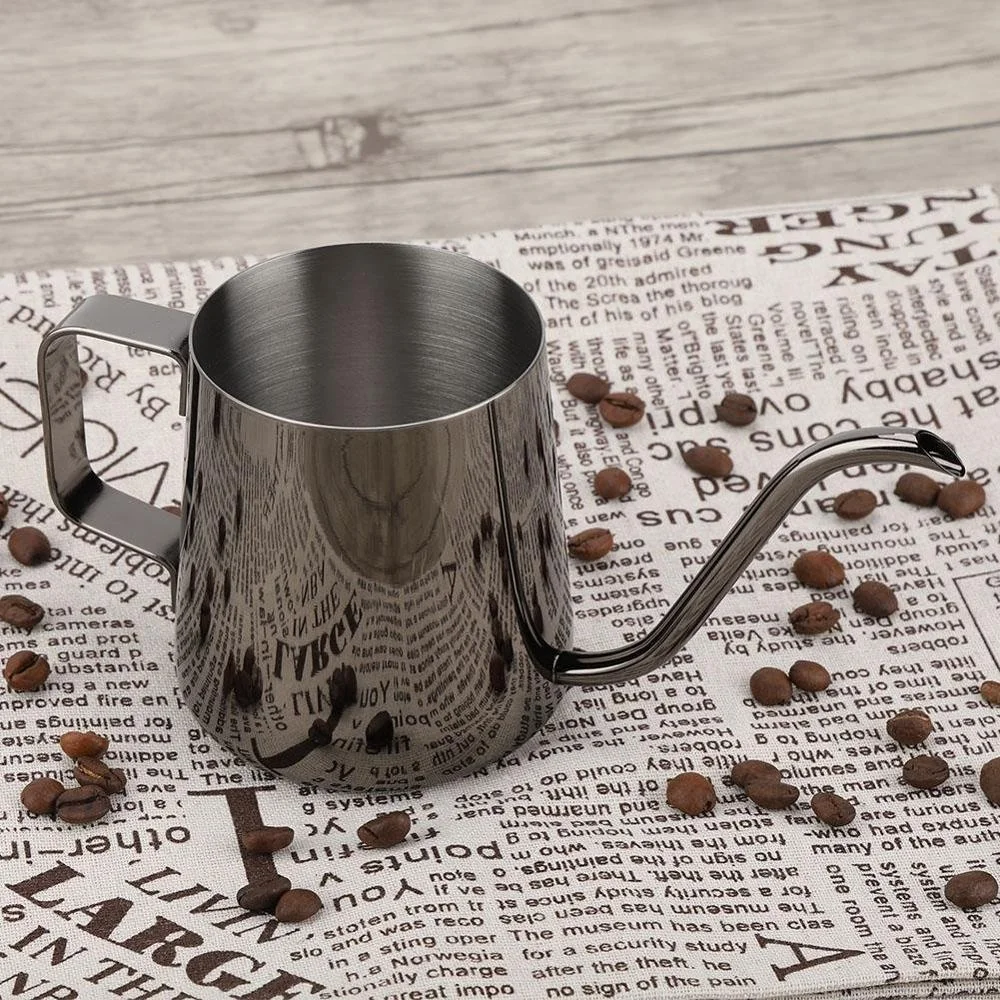 Stainless Steel Gooseneck Long Spout Serving Kettle Milk Tea Pot