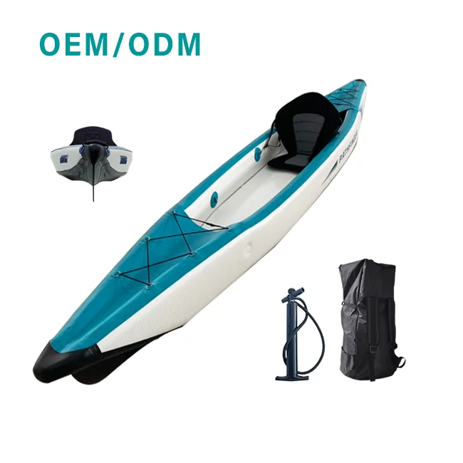 High Quality PVC+EVA kayaking inflatable kayak boats for sailing fishing kayak