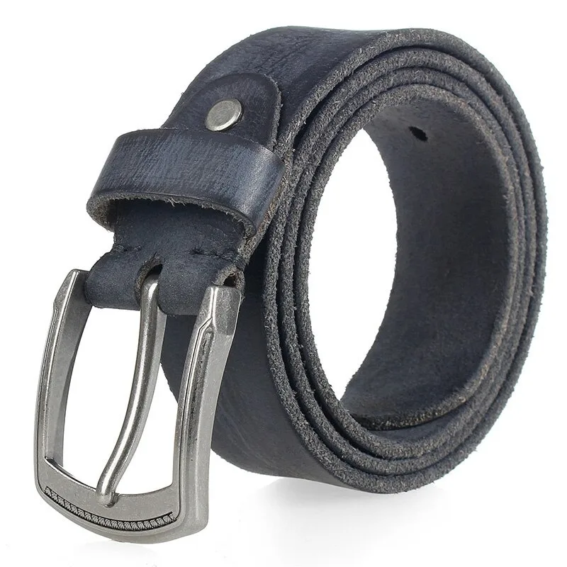 Man Belt Fashion Designed High Quality Trendy PU Leather Pin Buckle Strap Fancy for Cowboy Jeans