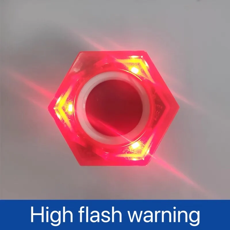 Tower crane bolt intelligent warning nut tower crane M24M30M36 standard section alarm anti-loosening luminous nut