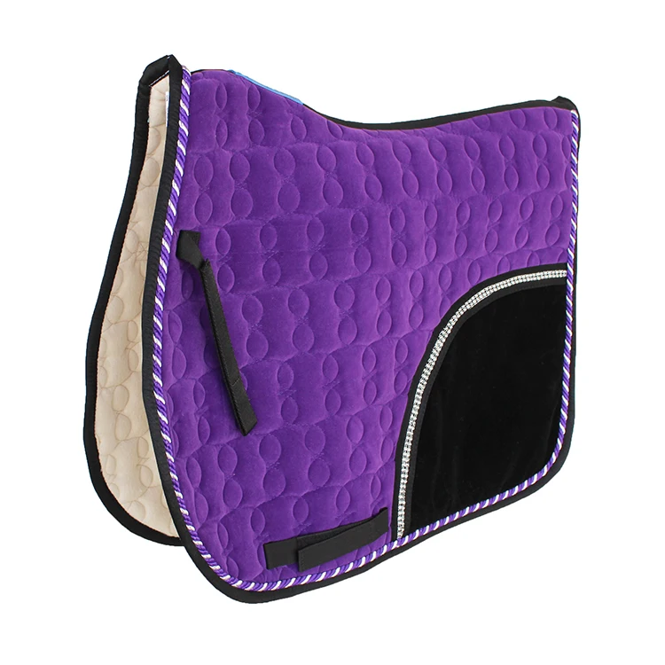 
Factory Direct Offer Horse Riding Saddle Pads Pu Foam Anti Slip Waterproof Super Comfort Saddle Pad For Sale 