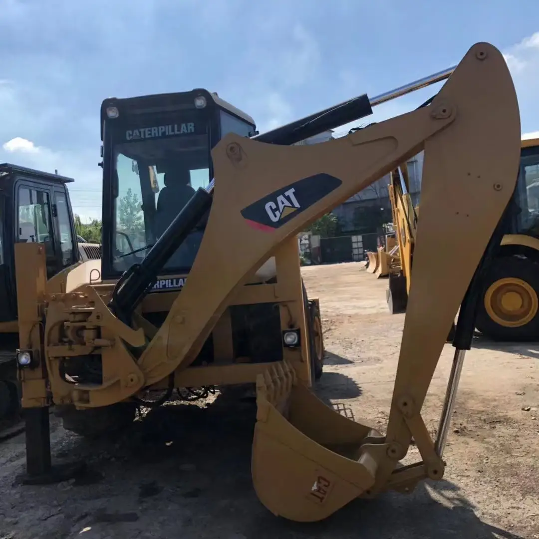 Original retroexcavadora CAT416F backhoe excavator loader CAT416F small backhoe loader with best price for sale