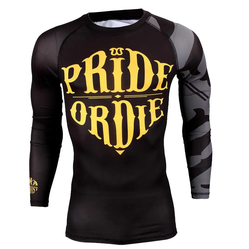 custom printed bjj rash guard sublimated rash guard manufacturer design your own/rash guard fabric spandex rashguards