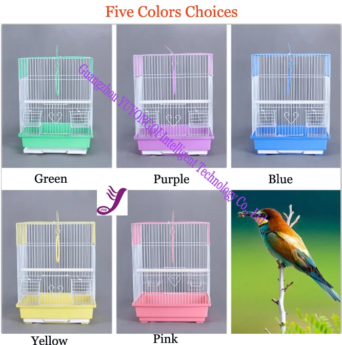 Factory Direct Wholesale Portable Large  Parrot Bird Cage Breeding Ornamental Stainless Steel Metal Chinchilla Parrot Bird Cage