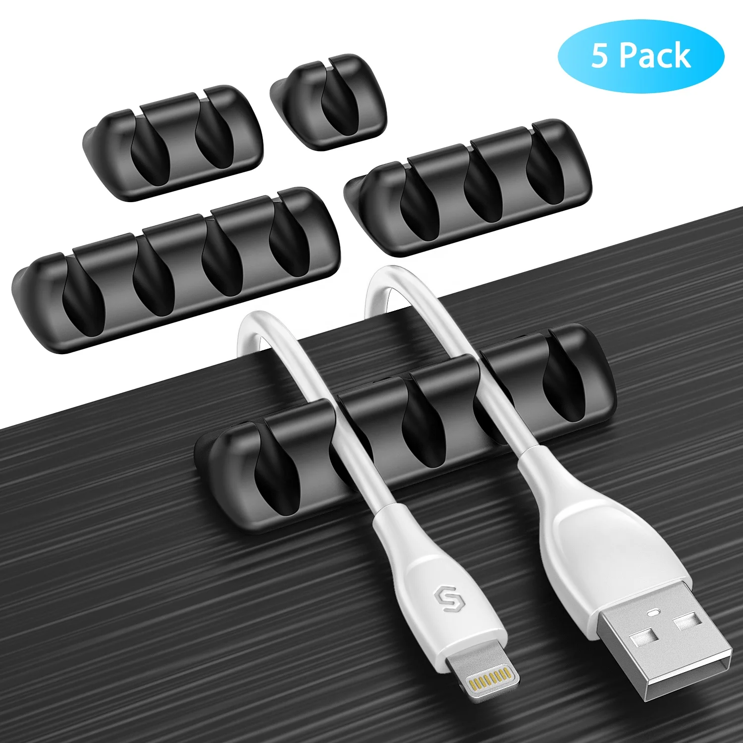Syncwire Cable Clips Self Adhesive Cord Organizer Cable Management