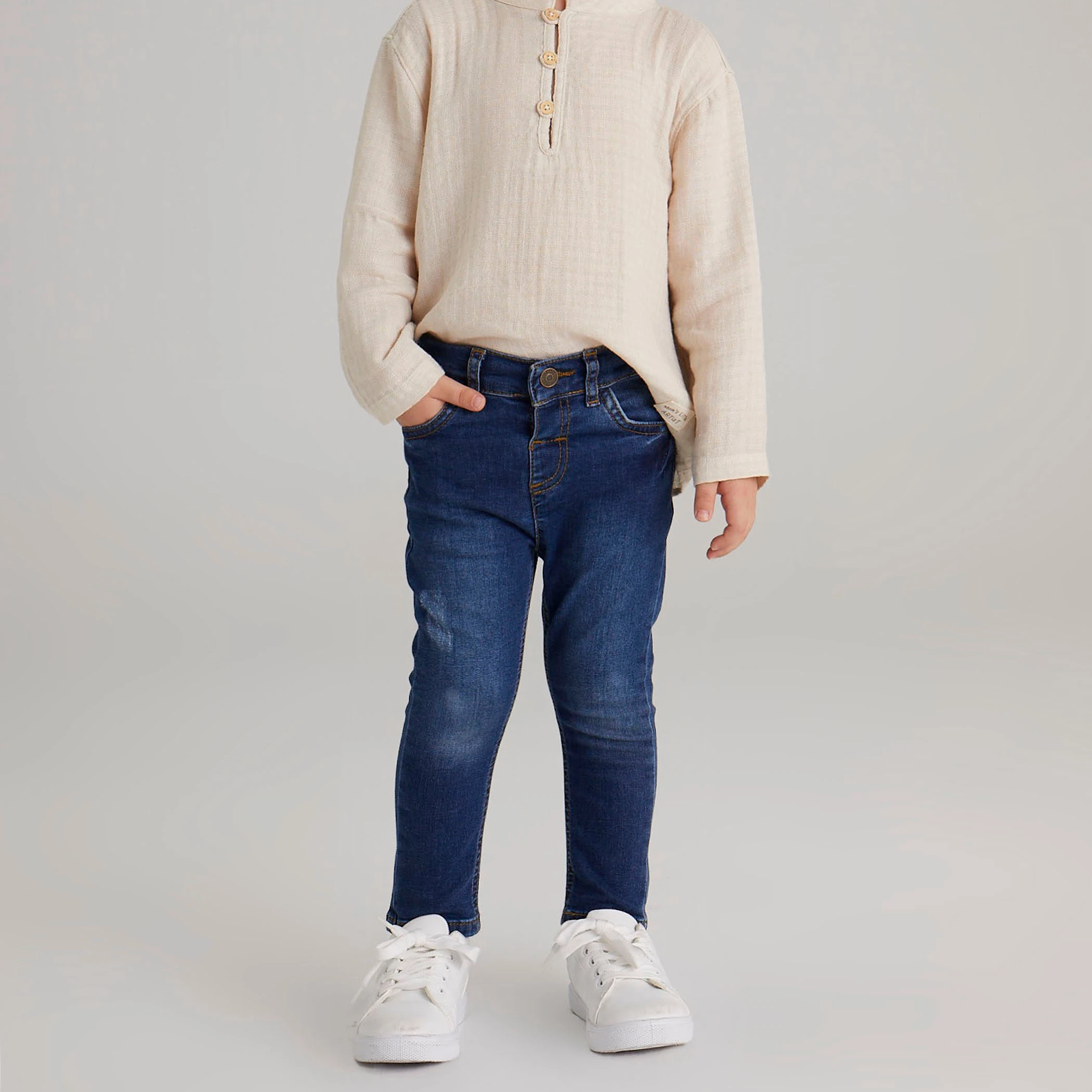 
New Trend Ready to Ship Boys Basic Woven Jeans Pants Trousers 