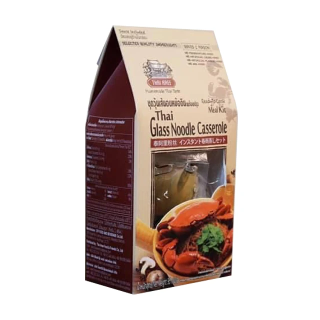 Thai Food Glass Noodle Casserale Ready to cook and eat Product of Thailand