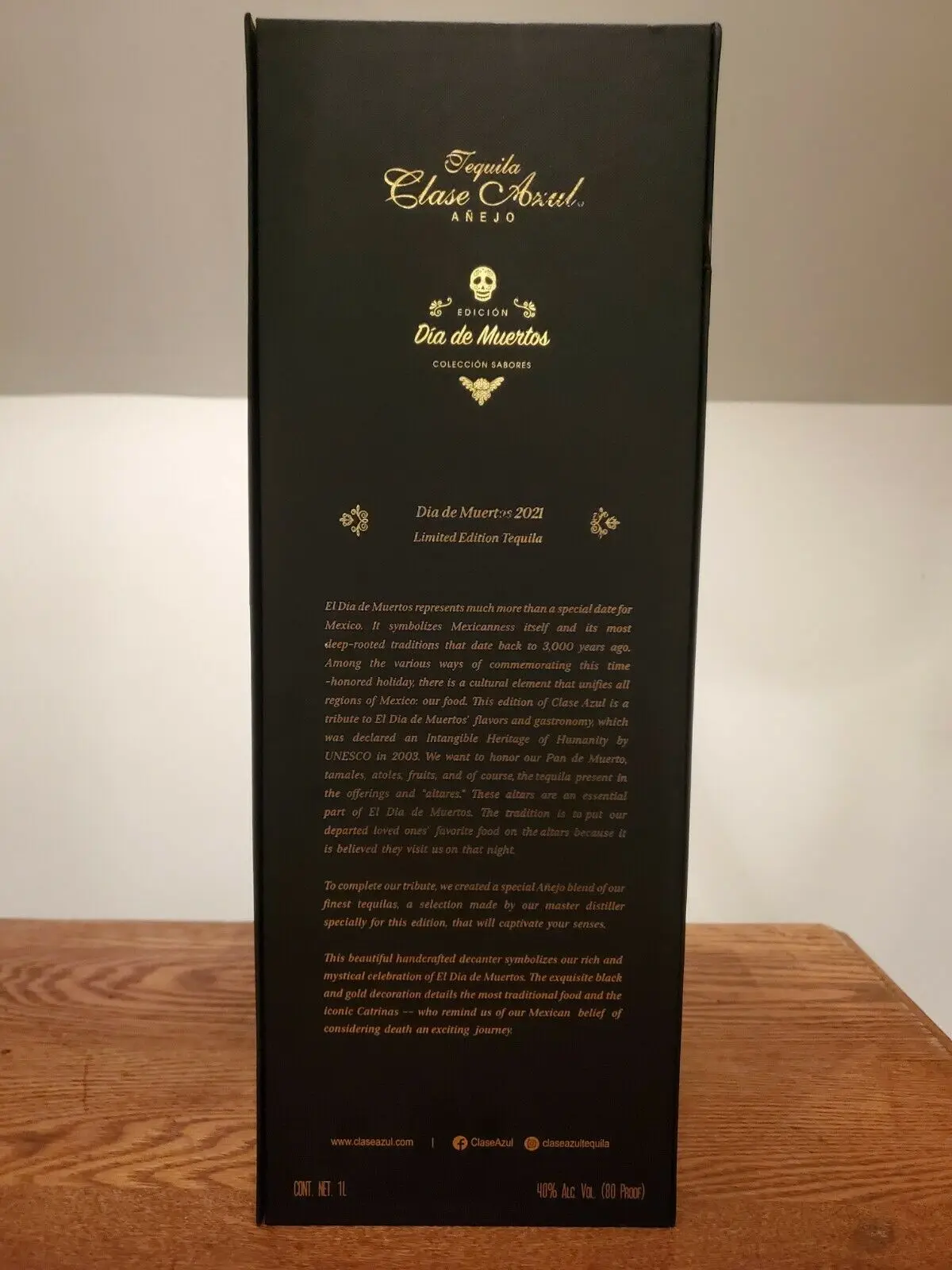 Original Clase Azul Tequila Dia de Muertos