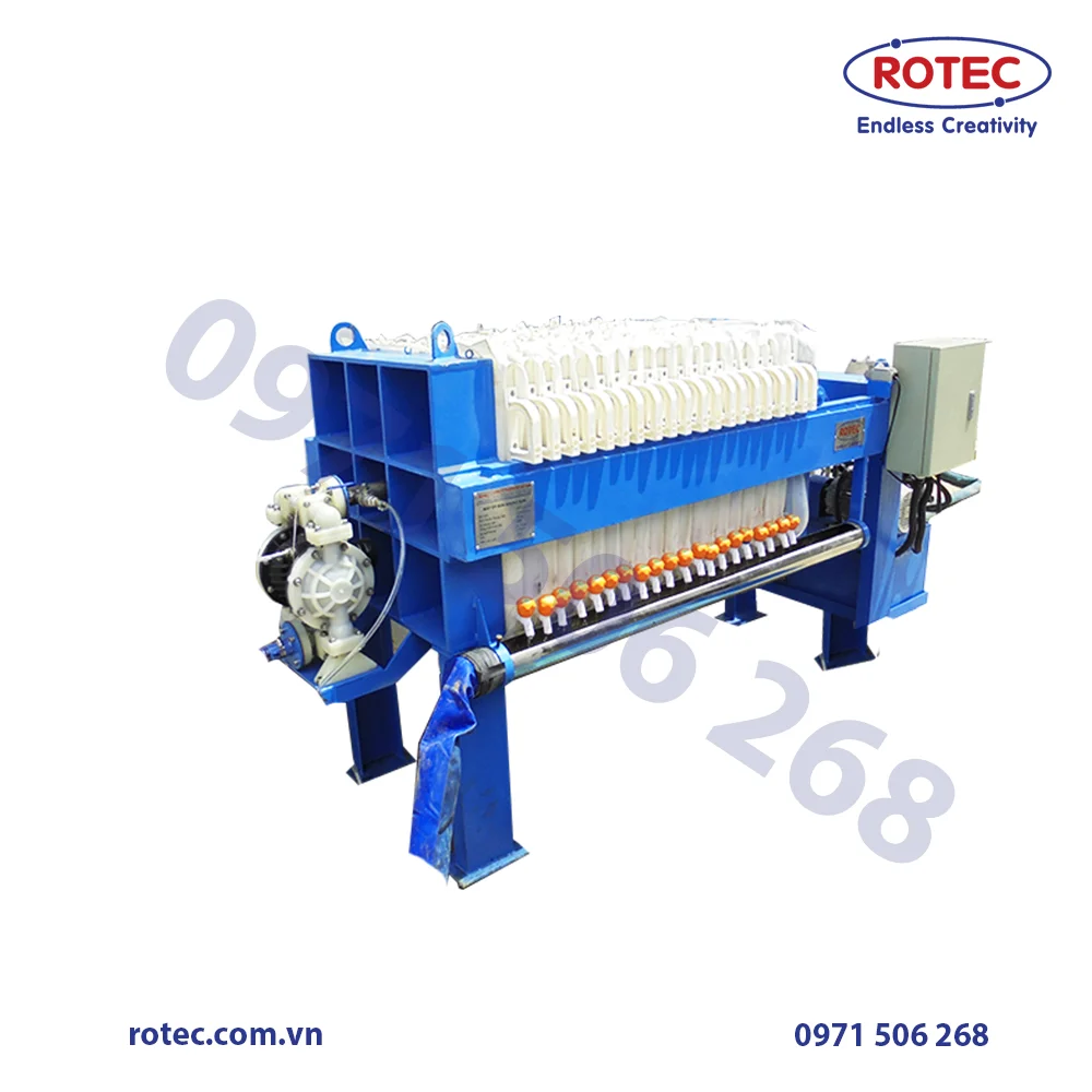 Vietnam Construction Works Industry Sludge Dewatering Filter Plate Press Machine