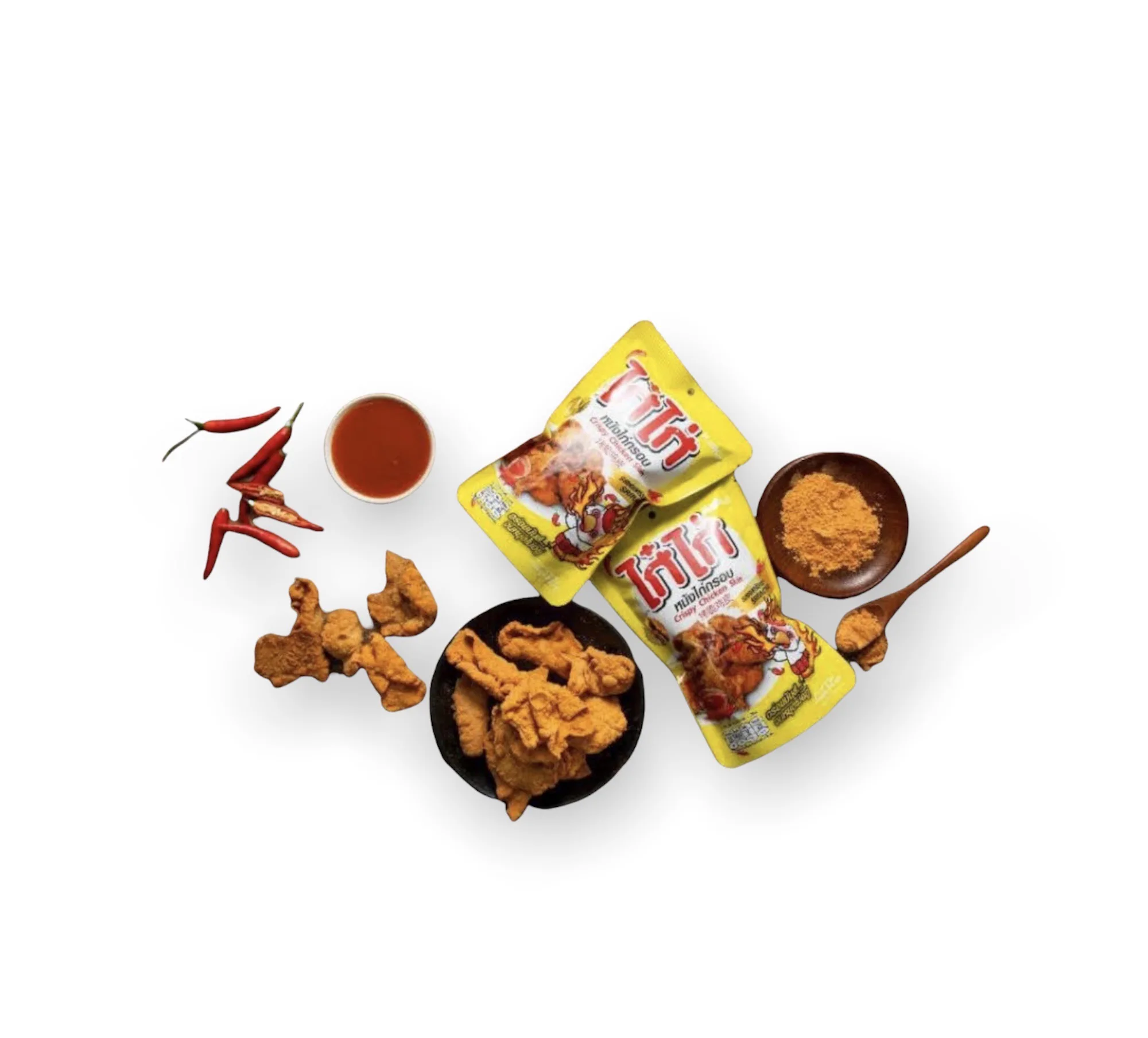 Хрустящая куриная кожа со вкусом снека из Таиланда