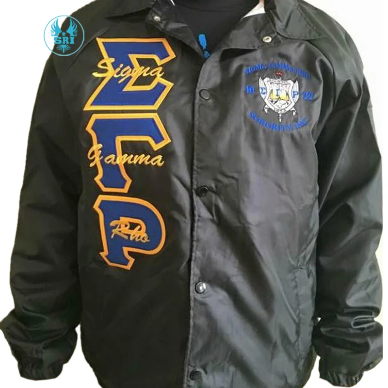 Куртка-тренер Sigma Gamma Rho | SGR куртка-тренер на заказ с вышивкой