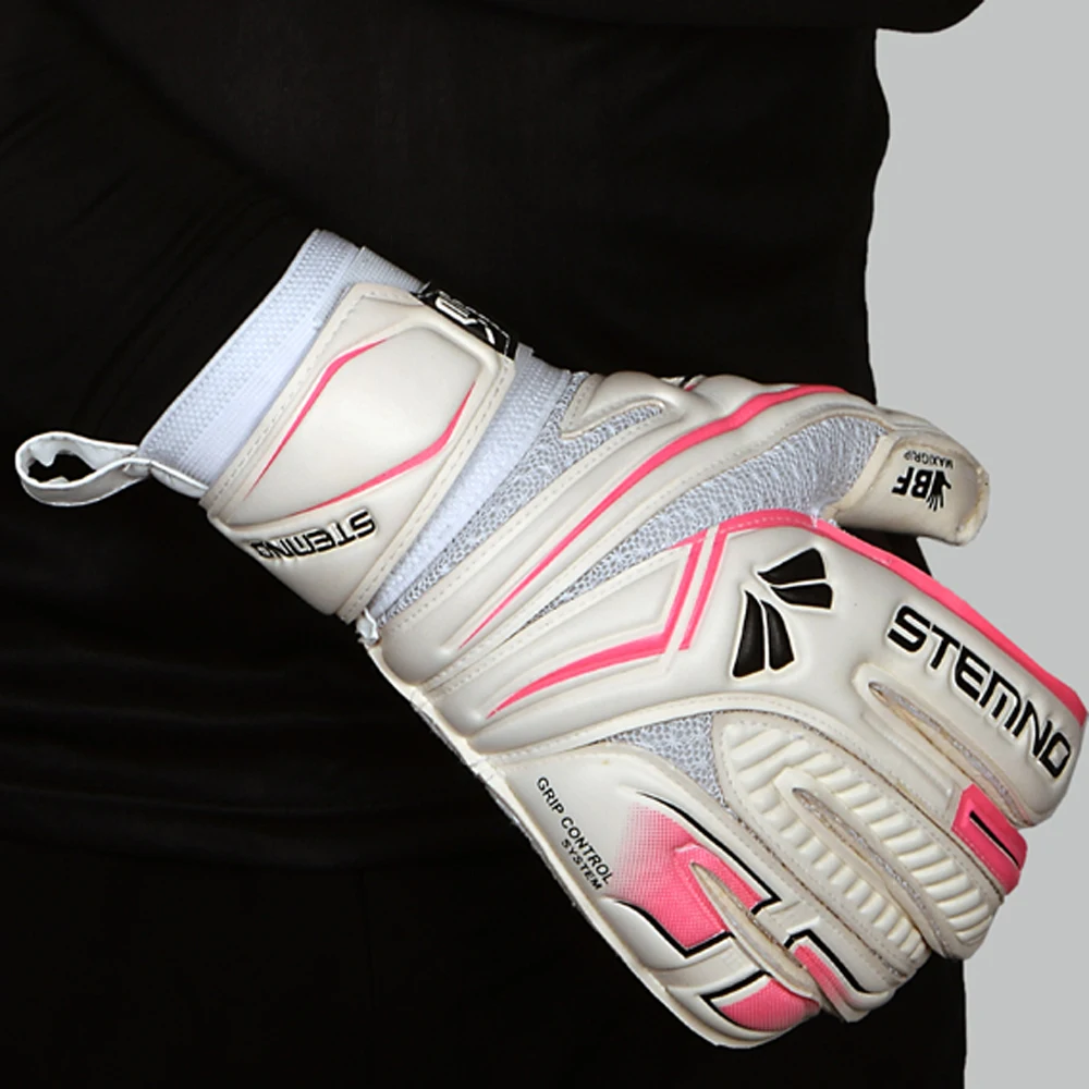 
 Оптовая продажа, для детей и взрослых, размер, футбольные перчатки вратаря, немецкий латексный стиль, перчатки вратаря для футбола  