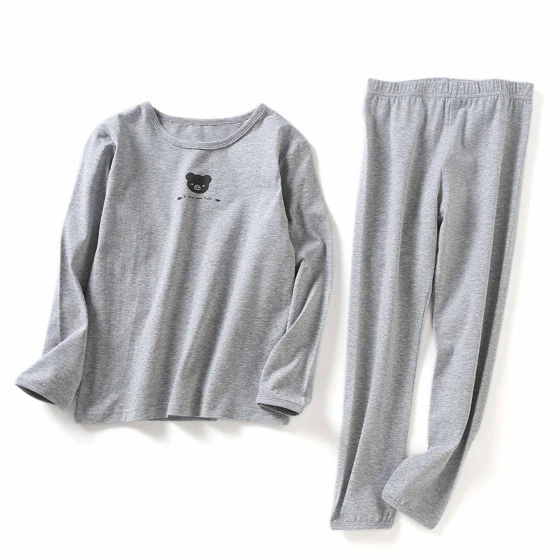 Custom Cartoon Printed Long Sleeve Sleepwear Online Shopping for Children Boys Youth Pajamas Sets