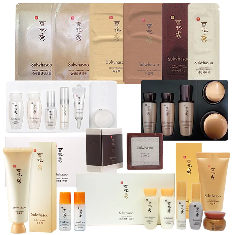 
 Поставка всех образцов бренда Sulwhasoo, оптовая продажа, лучшая корейская косметика  