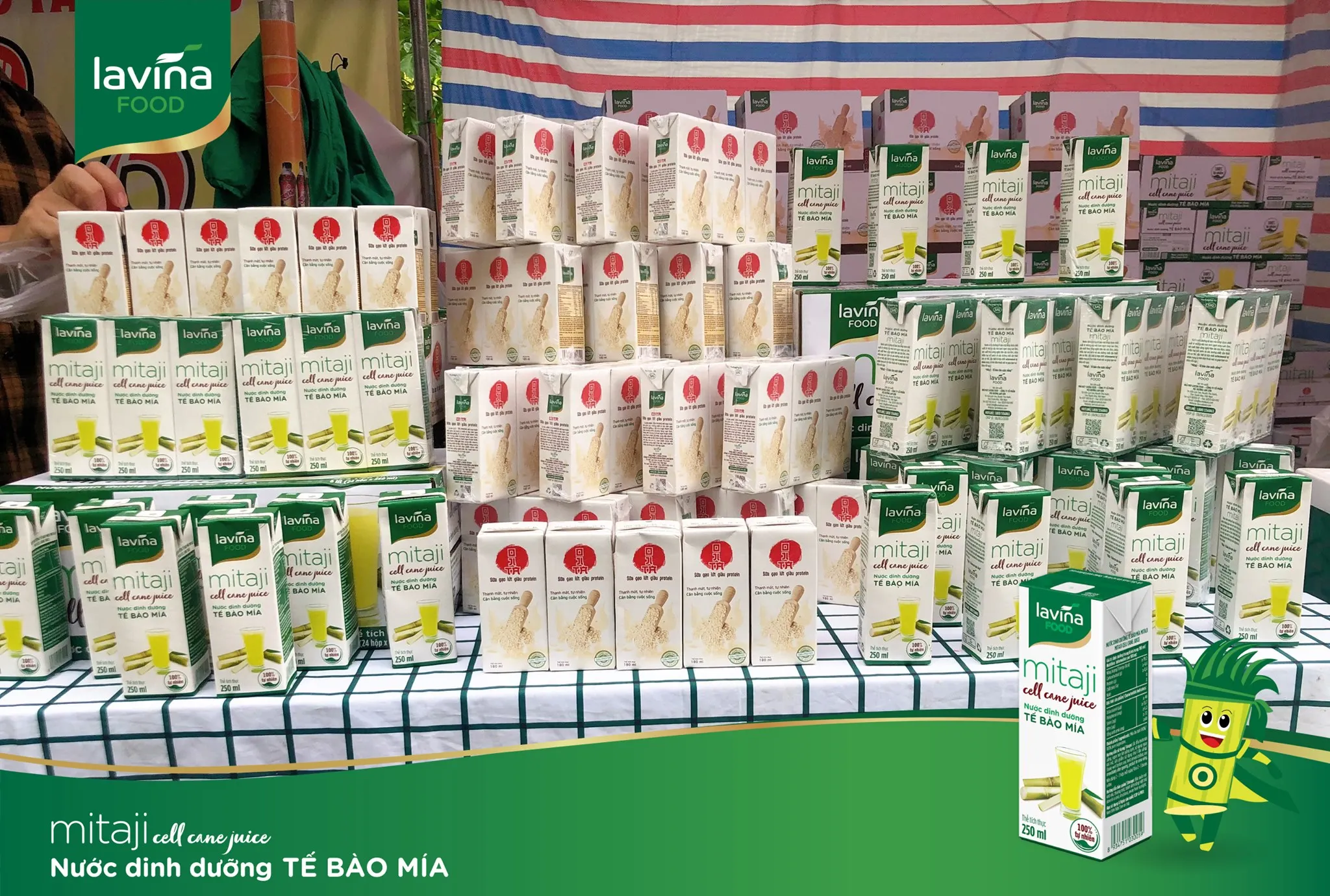  Ежедневное рисовое молоко напиток с высоким содержанием белка от LavinaFood Vietnam 180