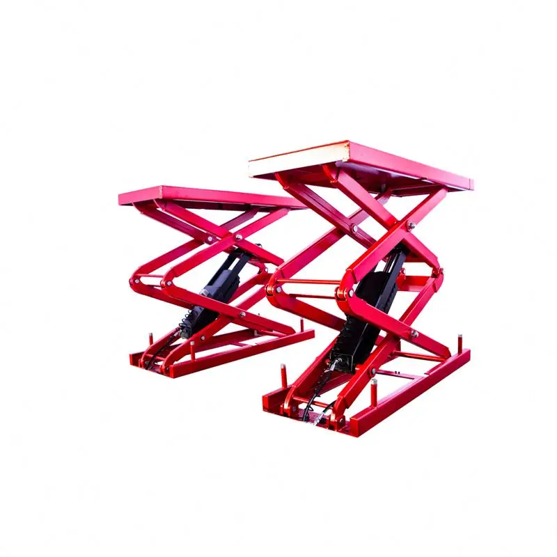 table 3m china underground garage Motorcycle hydraulic Hydraulic Underground mounted elevator lifts double 4 ton scissor lift