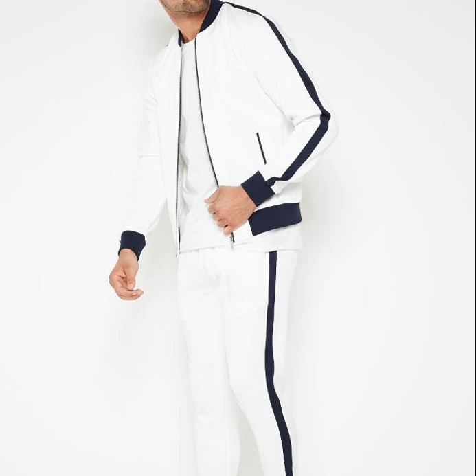 italian trackstshirt Pants 2Piece uit menAutumn New Man SweaMens Tracksuits Zip Pocket Gym Sweatpants Running Sportswear Tracksu