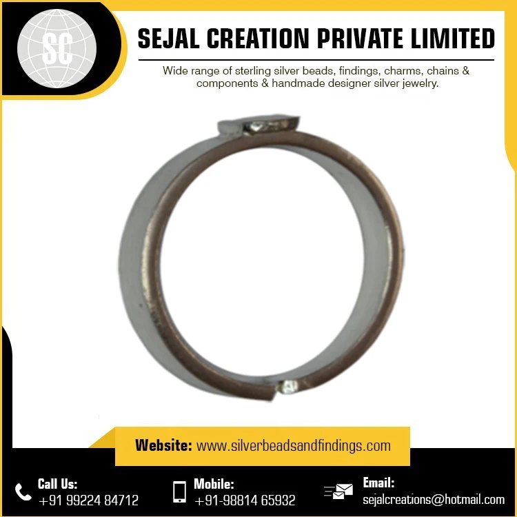 High Quality Customized Sterling Silver Jewelry Ring Findings Plated Craft for Best Market Price for Jewelry Making