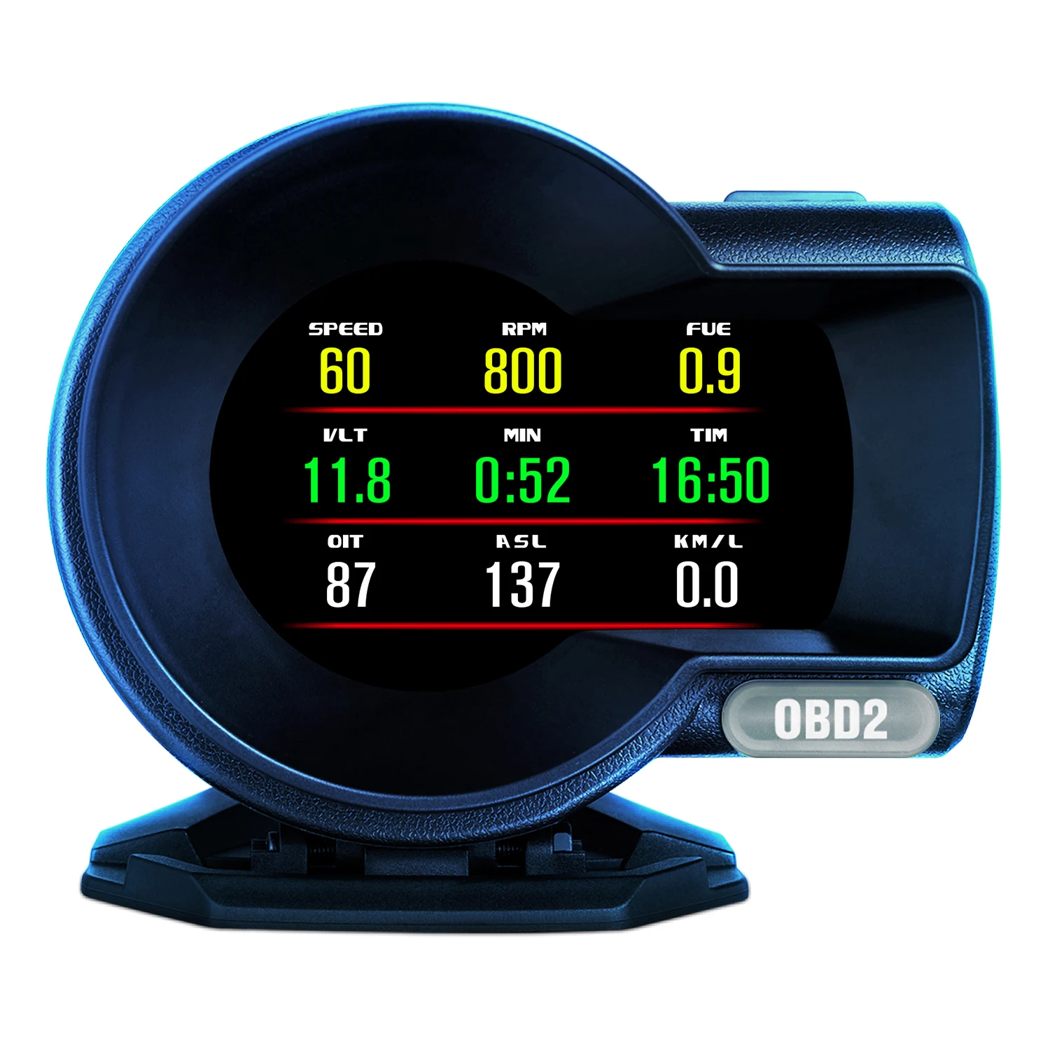 F8 PLUS OBD2 + GPS auto meter OBD2 Gauge car head up display hud obd2