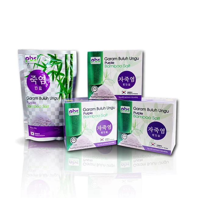 Purple Bamboo Salt From Korea Natural Roasted 9 Times Good For Health Cooking Can Be Use As Natural Exfoliants For Your Skin