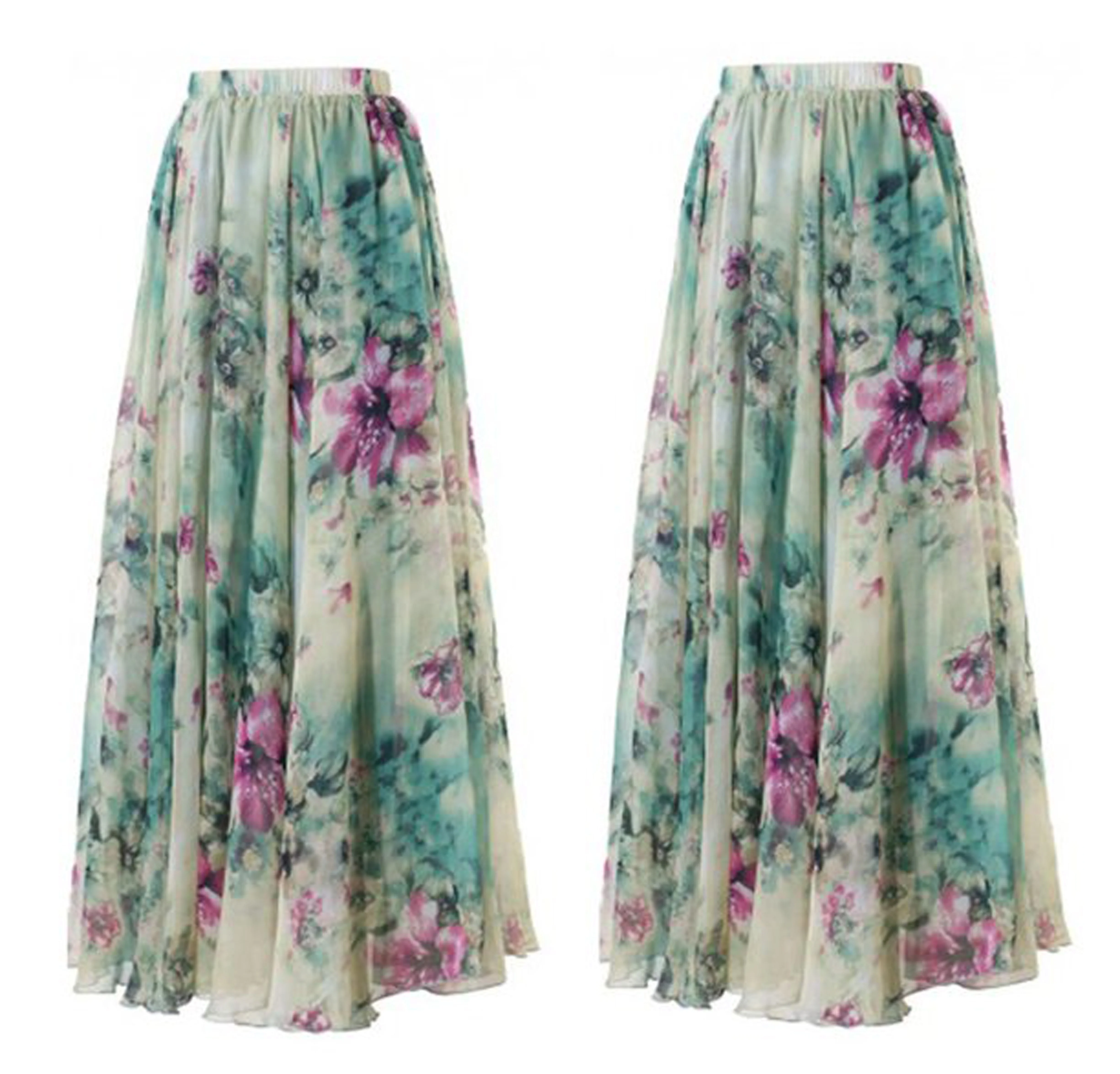 New Classic Design Hippy Women Summer Floral Long Maxi Skirt Dress for girls and Women soft and comfortable