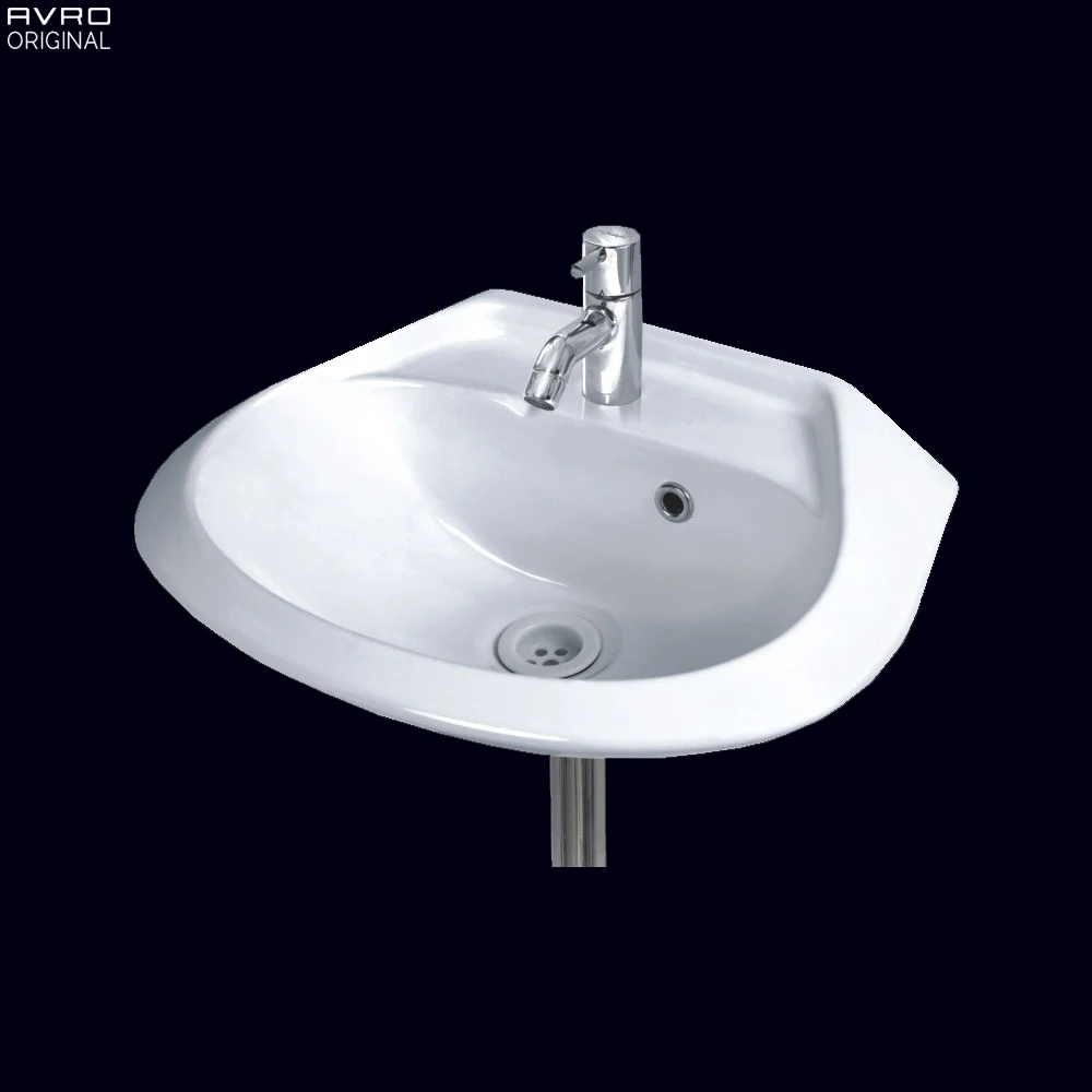 Best Heavy  Wall Hung wash Basin office Use Ceramic Wall Hung Wash Basin Sinks