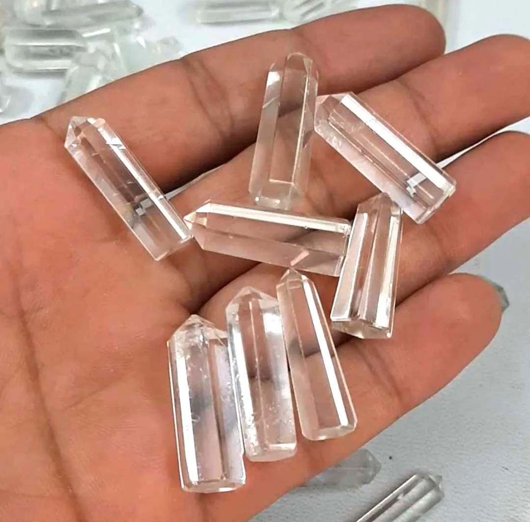 Натуральный кристалл кварца Aura исцеляющий граненый свободный драгоценный камень оптовые поставщики