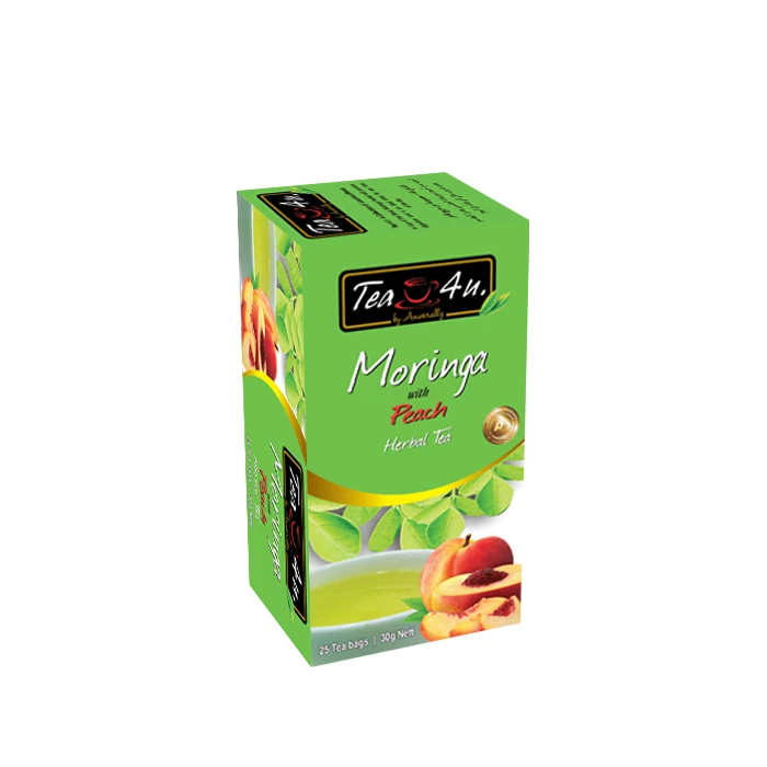 Tea4U Moringa Peach Flavoured 25 Tea Bags