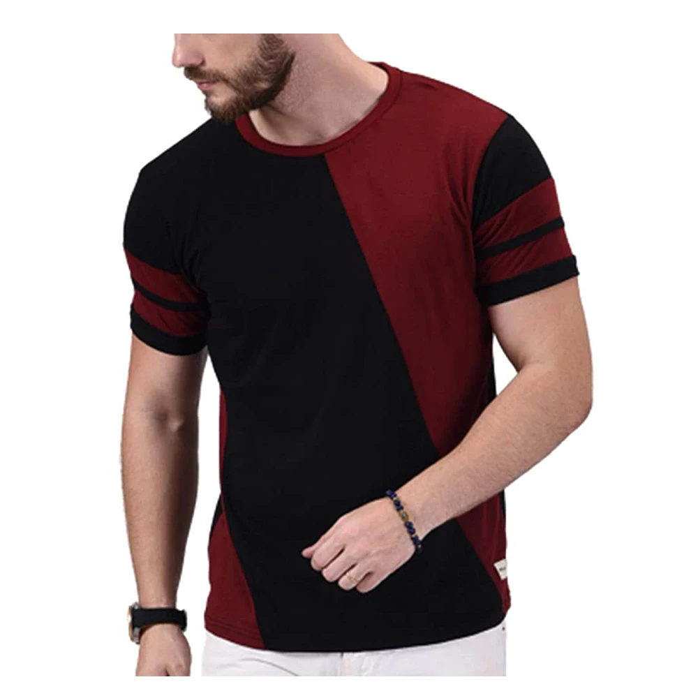 
100% Cotton Men T Shirt Solid Custom Logo Printing Clothing Black Color Wholesale tie dye sublimation t shirt 