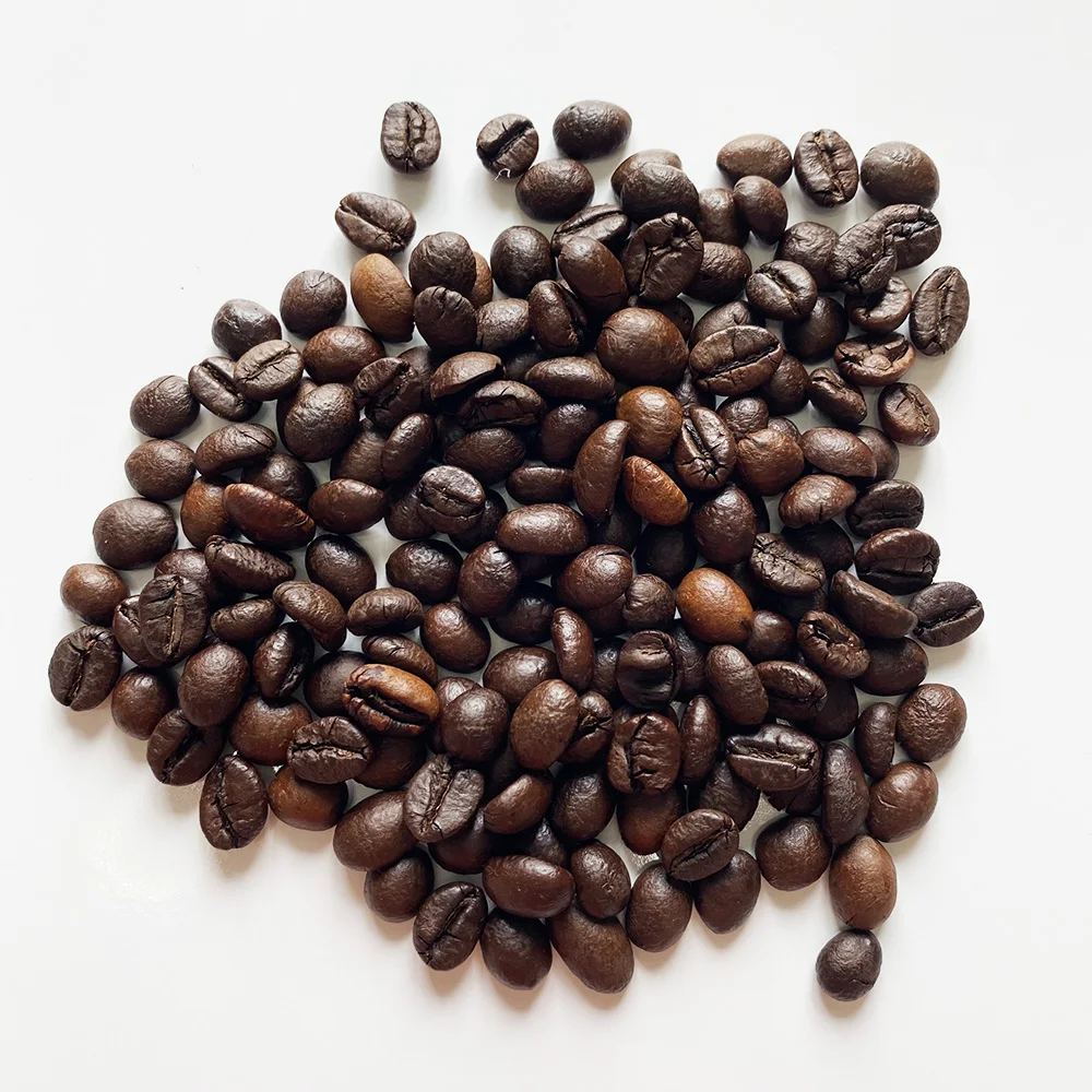 Quality arabica green coffee beans roasted coffee beans packaging energy drink coffee bags