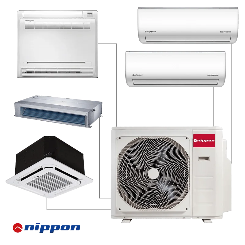 Multi-split system Nippon N30E-21HFN8-Q - external unit A++ / A