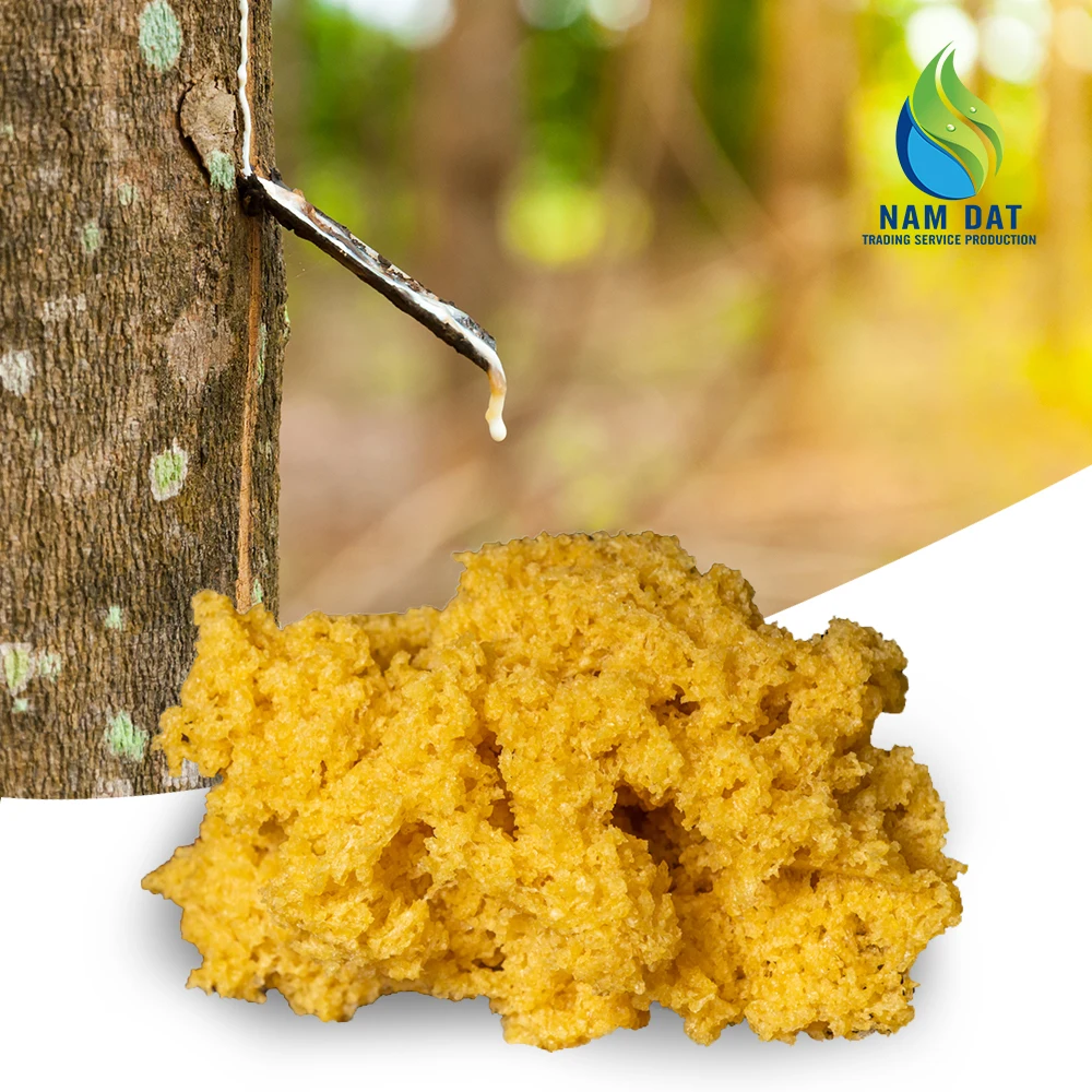 Nam Dat Brand Advanced Technology Vietnam Manufacturer Light Yellow Color Quality Raw Materials SVR 3L (TSR 3L) Natural Rubber