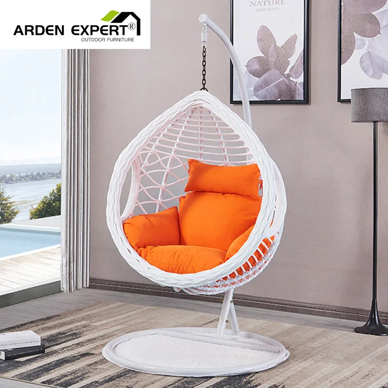 Arden Expert Garden PE Rattan Wicker Egg Chair Swings Hanging Chairs